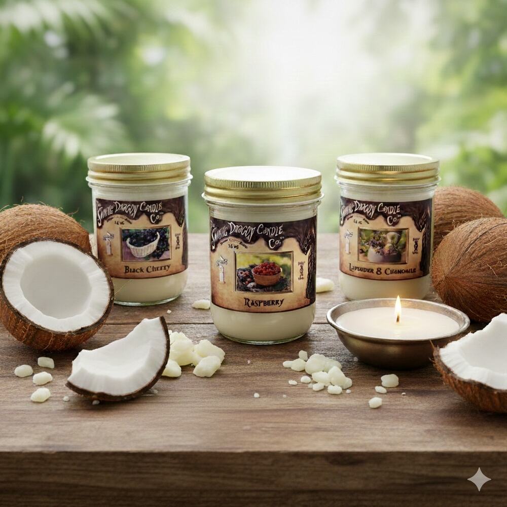 Snowberry - 16 oz Coconut Wax Candle - Picture 3 of 4